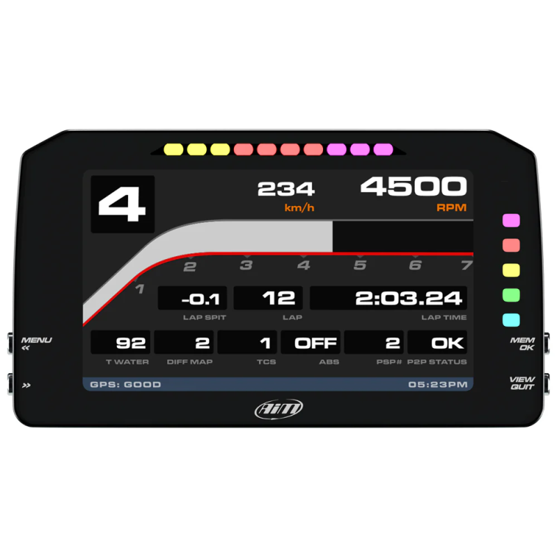 Tableau de bord AIM MXP 1.3 STRADA 6" - AIM-MXP13STDADA.RAC.OBD - MXP-S-OBDII